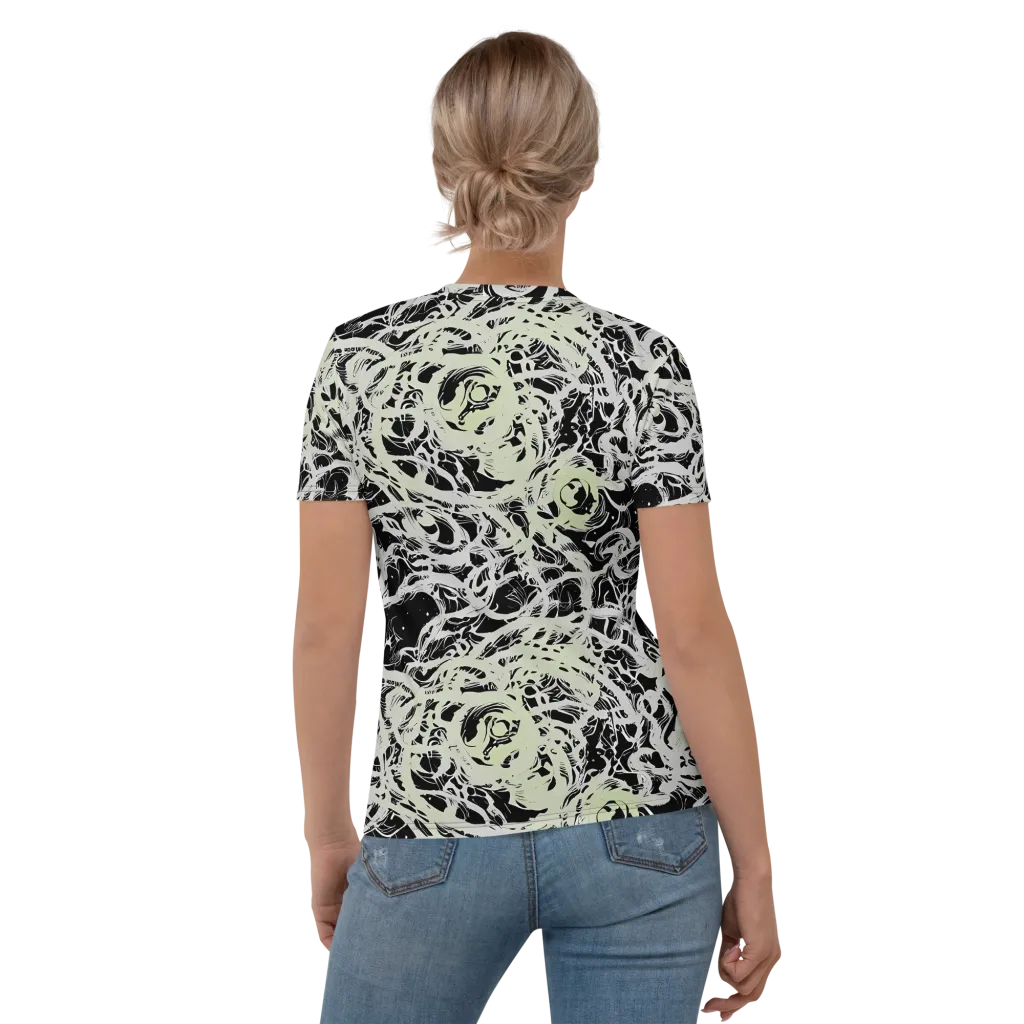 Fossil Current on Women's Crew Neck T-Shirt — Back