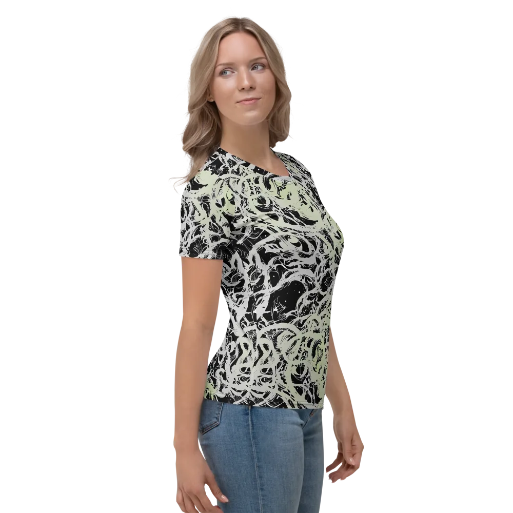 Fossil Current on Women's Crew Neck T-Shirt — Right