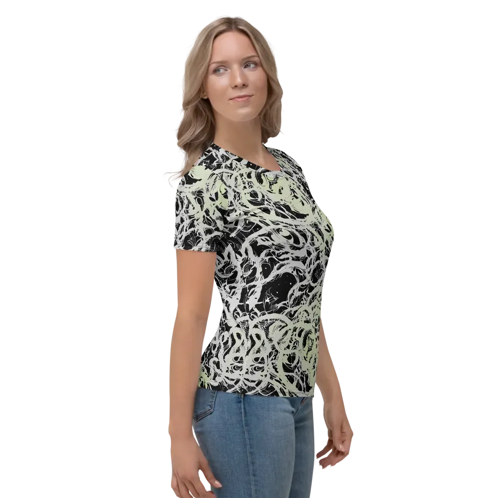 Fossil Current on Women's Crew Neck T-Shirt — Right