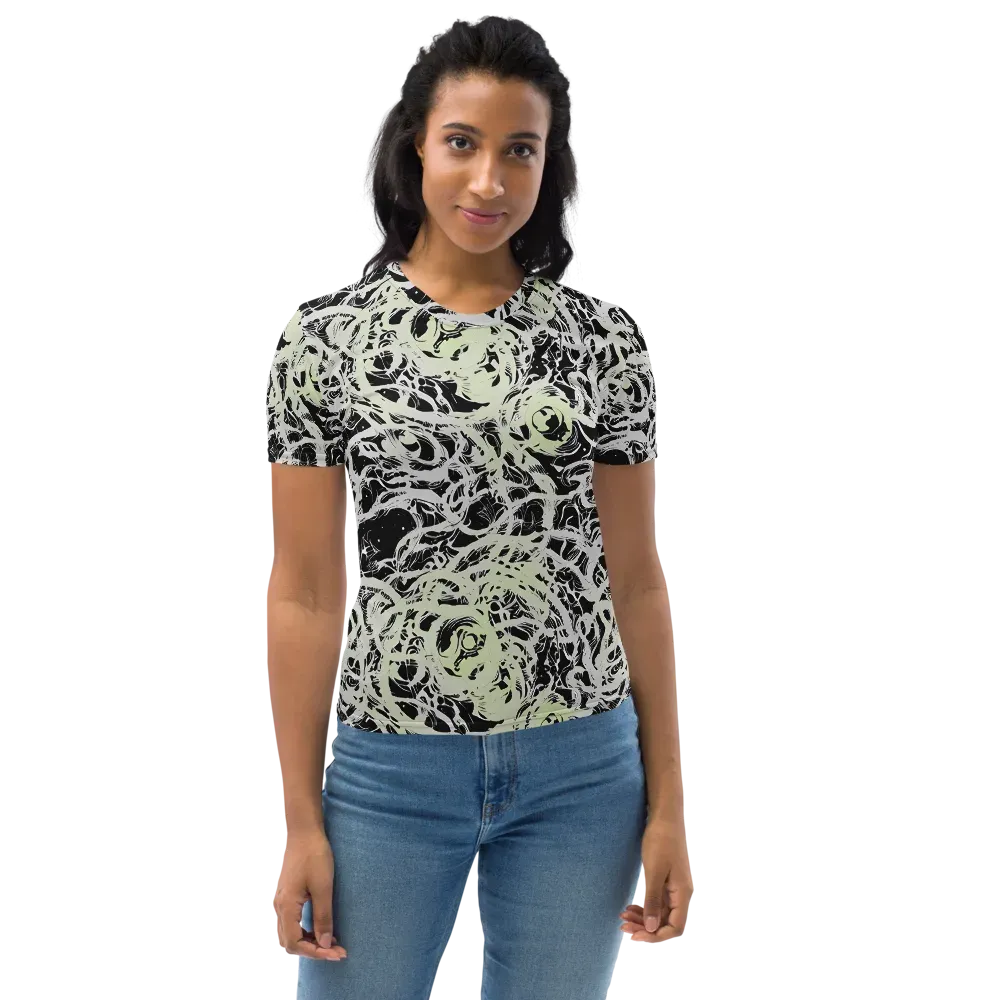 Fossil Current on Women's Crew Neck T-Shirt — Front