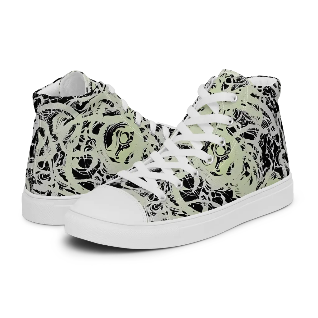 Fossil Current on Women's High Top Canvas Shoes — Left
