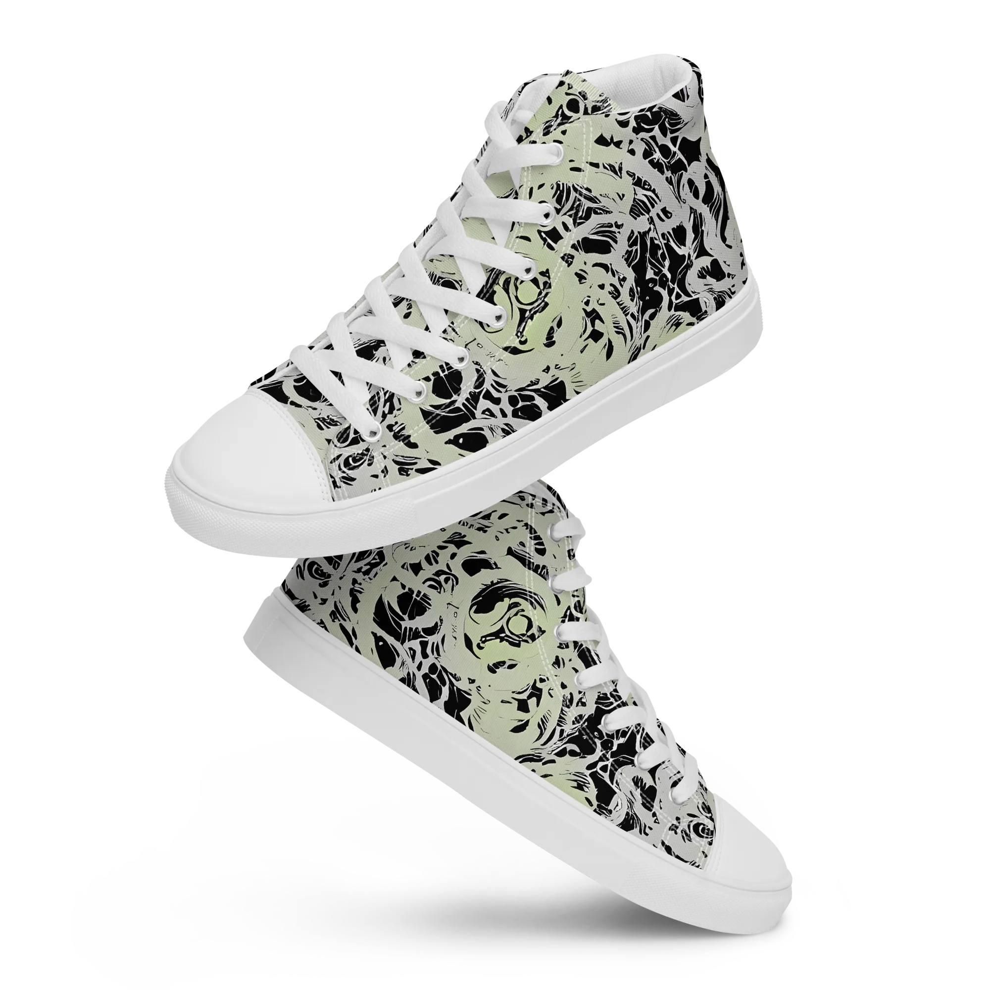 Fossil Current on Women's High Top Canvas Shoes — Front