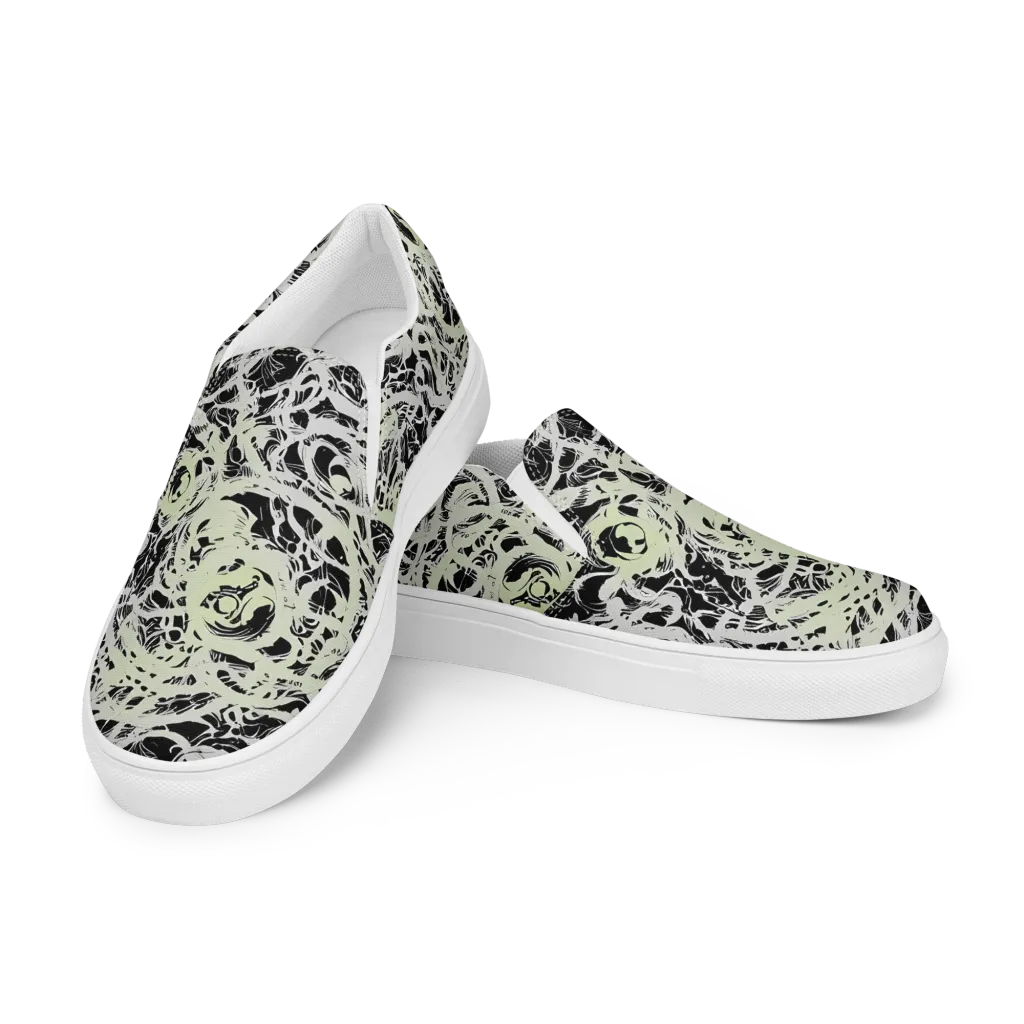 Fossil Current on Men's Slip-On Canvas Shoes — Left Front