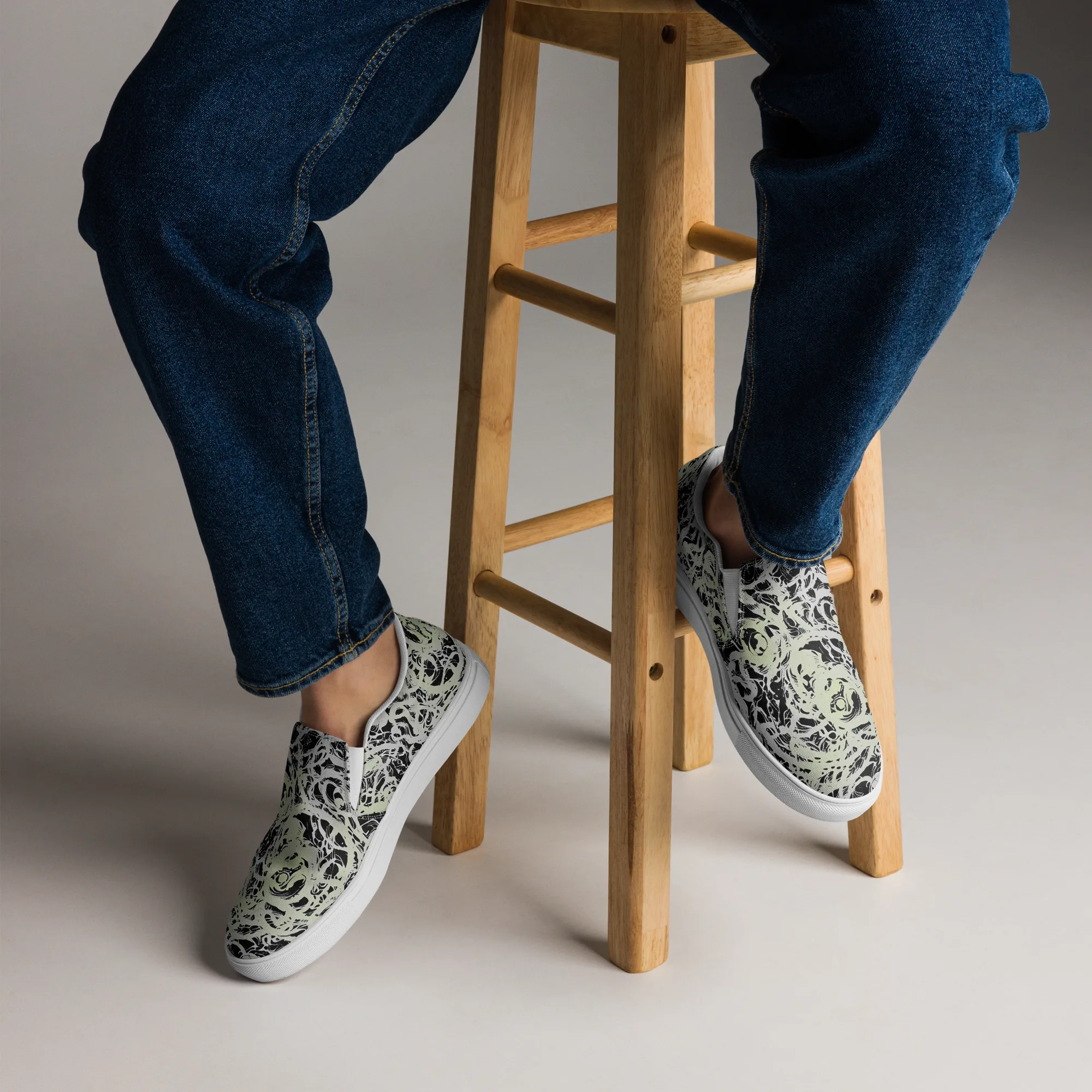 Fossil Current on Men's Slip-On Canvas Shoes — Front