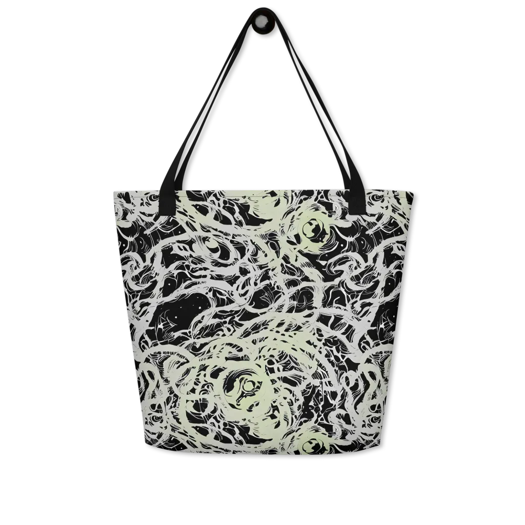 Fossil Current on Large Tote Bag W/ Pocket — Front