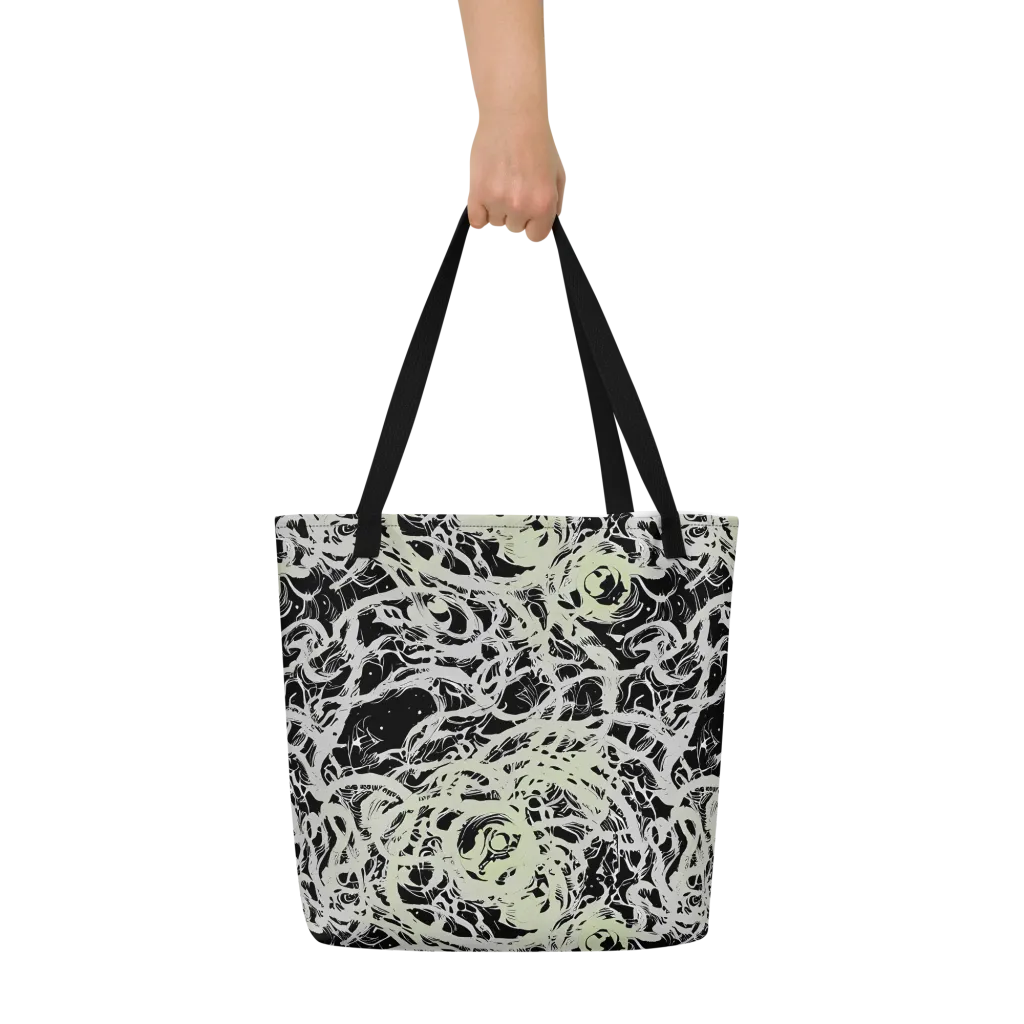 Fossil Current on Large Tote Bag W/ Pocket — Front