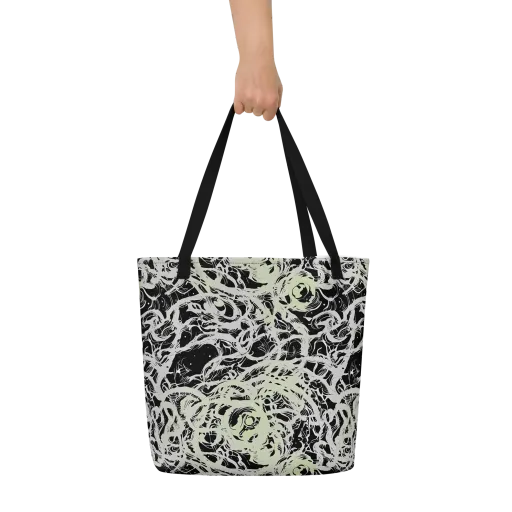 Fossil Current on a Large Tote Bag W/ Pocket