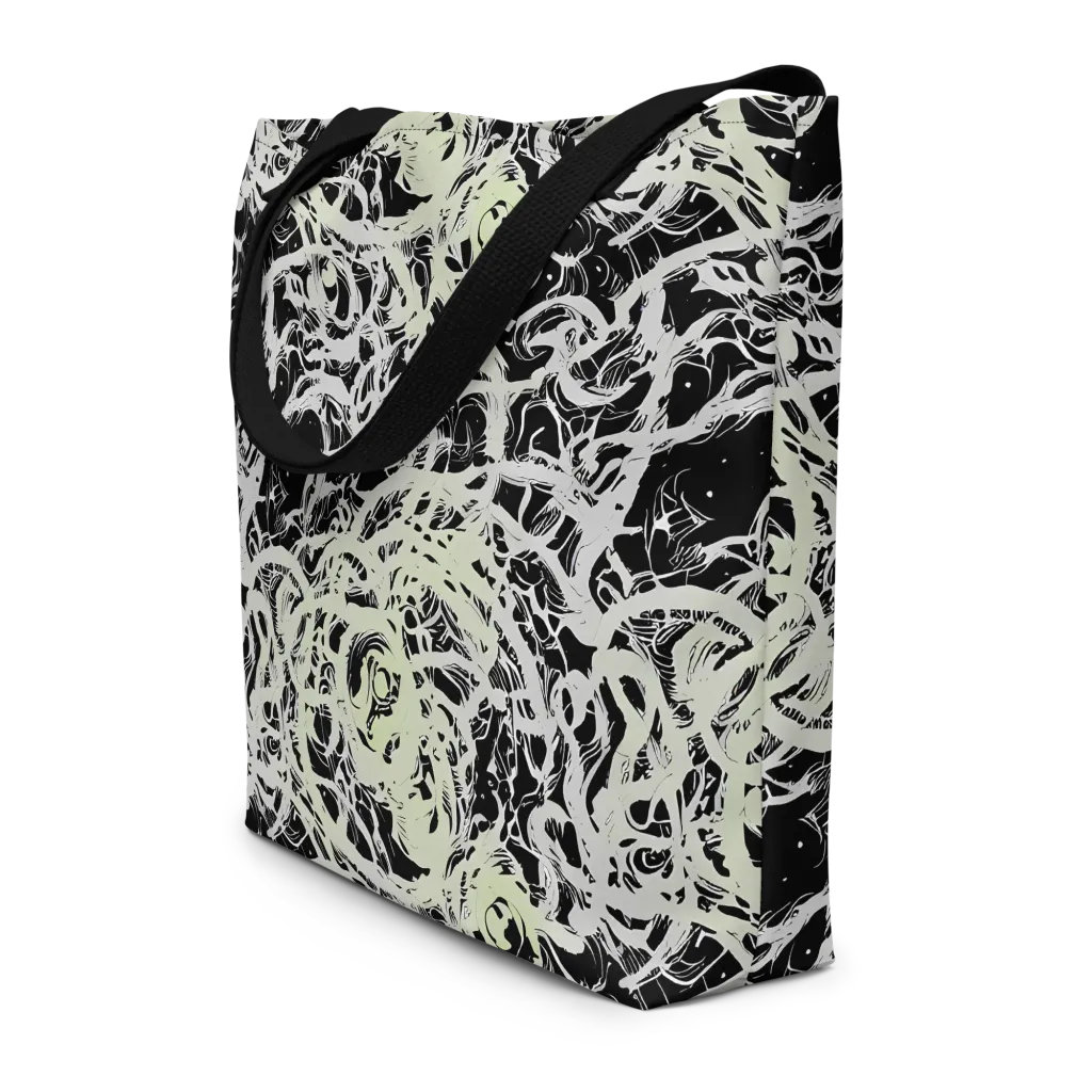 Fossil Current on Large Tote Bag W/ Pocket — Front