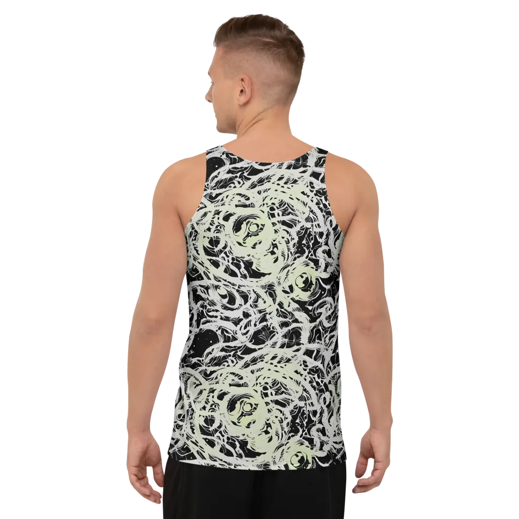 Fossil Current on Men's Tank Top — Back