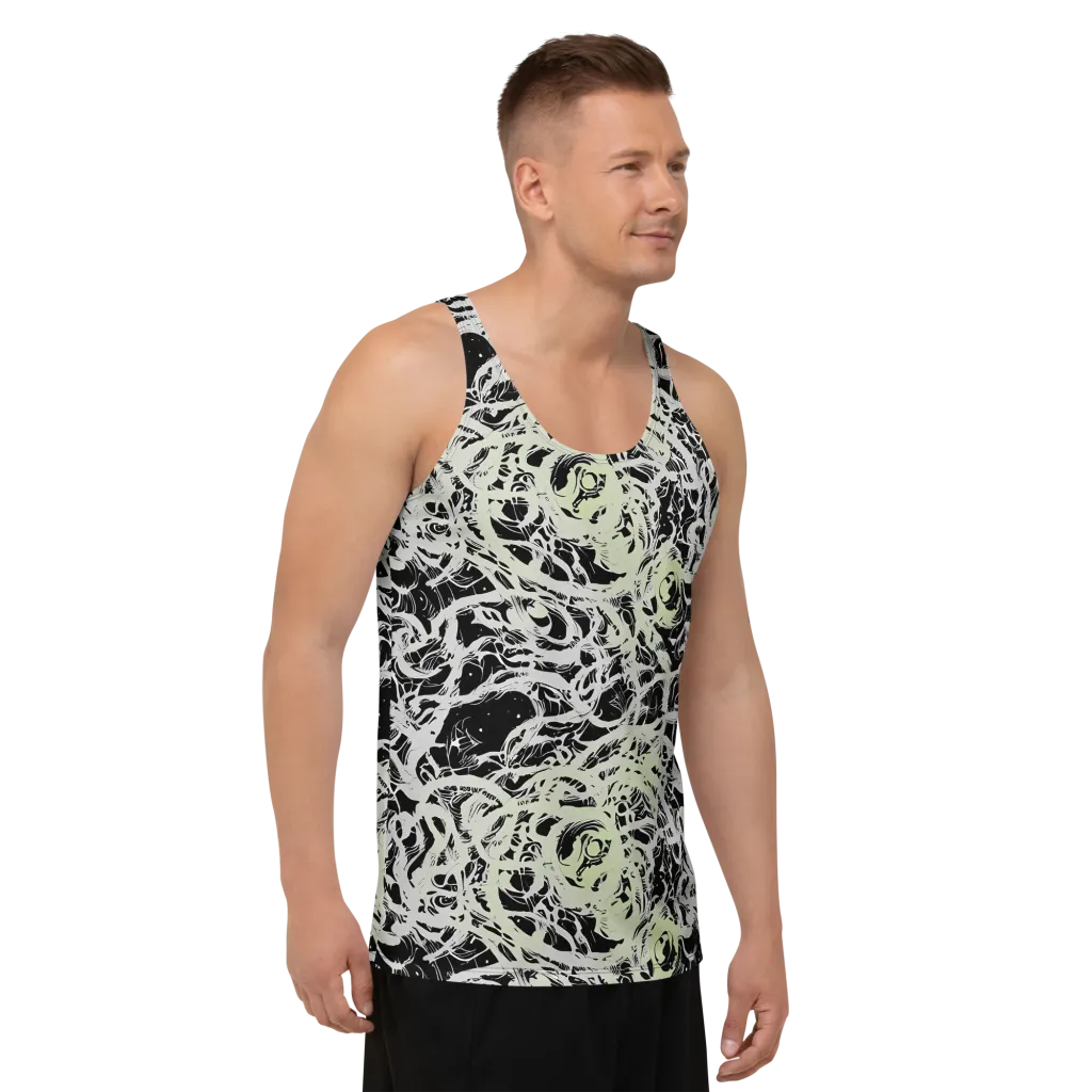 Fossil Current on Men's Tank Top — Right Front