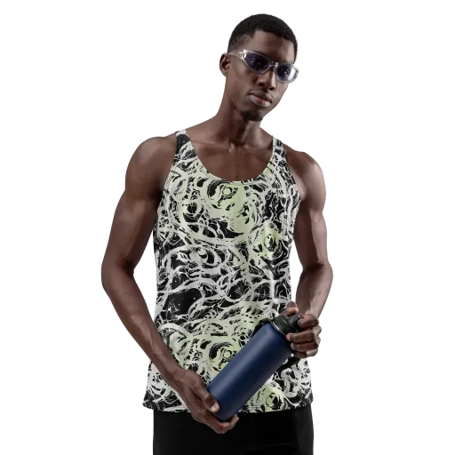 Fossil Current on a Men's Tank Top