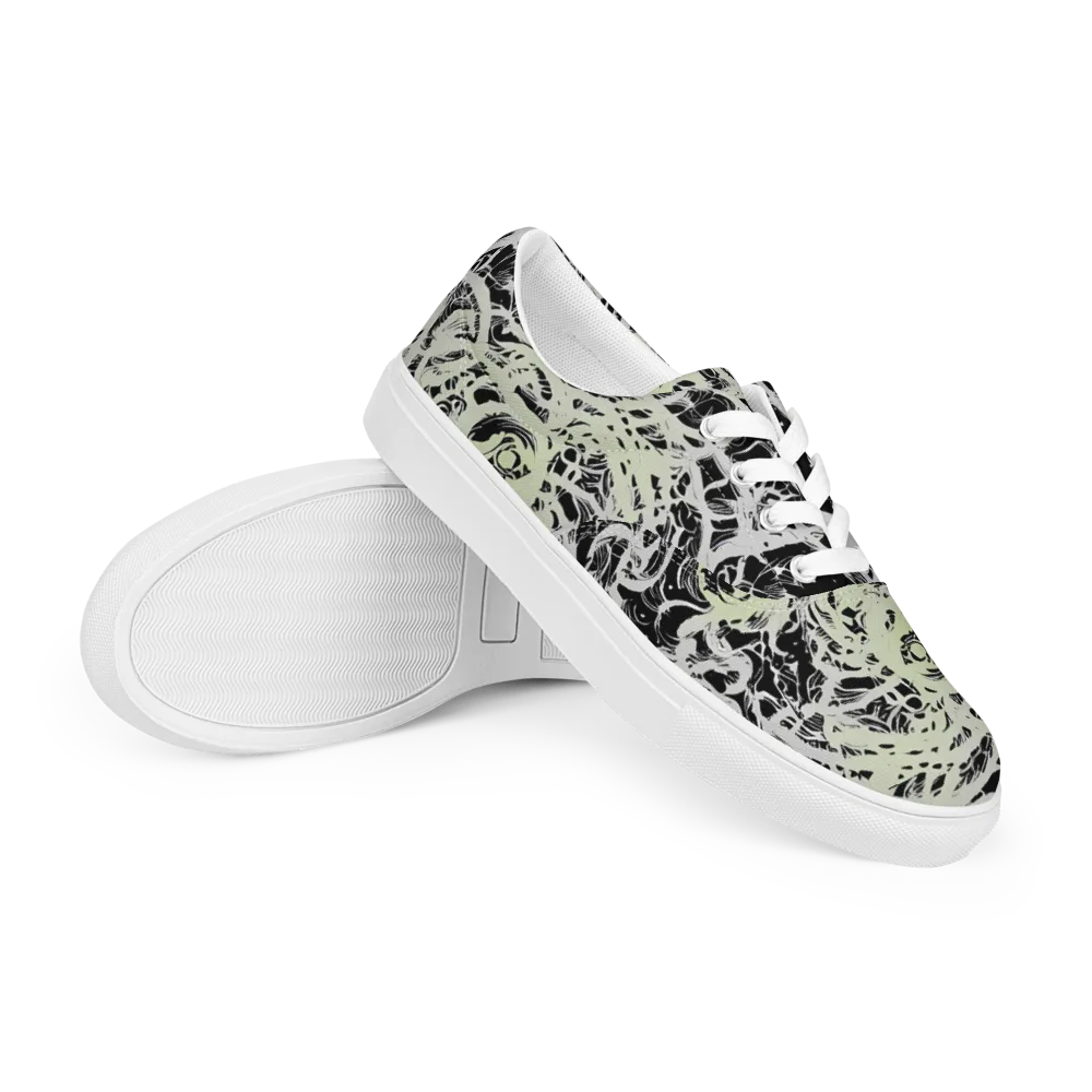Fossil Current on Men's Lace-Up Canvas Shoes — Right Front
