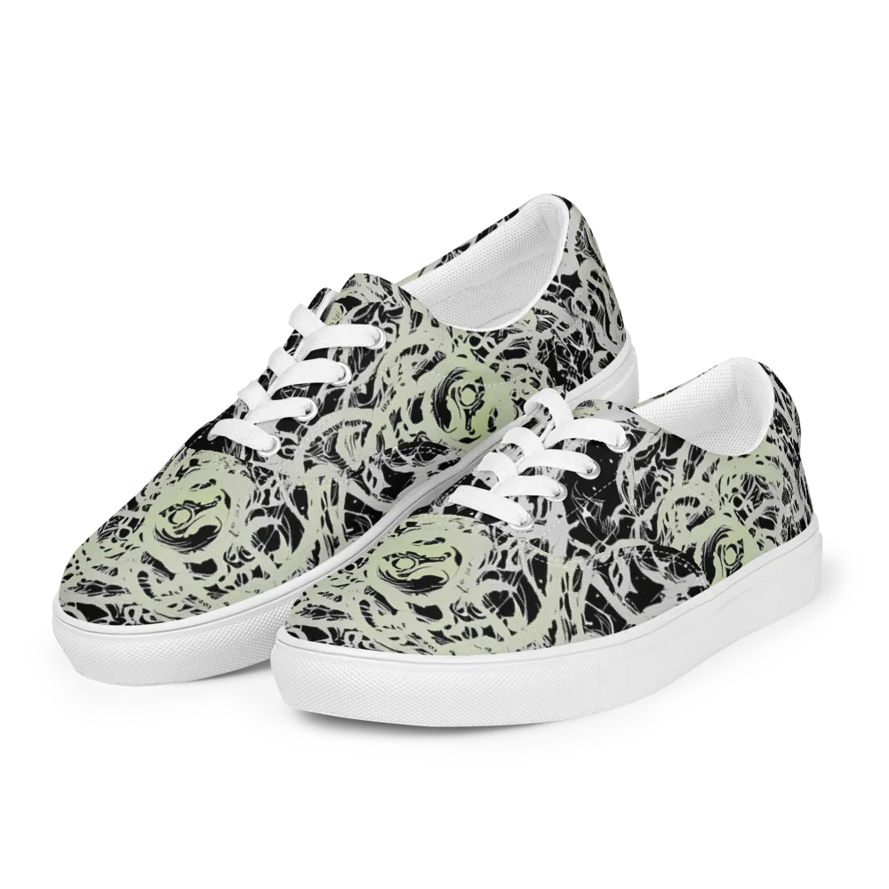 Fossil Current on Men's Lace-Up Canvas Shoes — Left Front