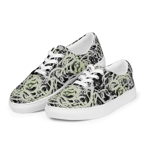 Fossil Current on a Men's Lace-Up Canvas Shoes