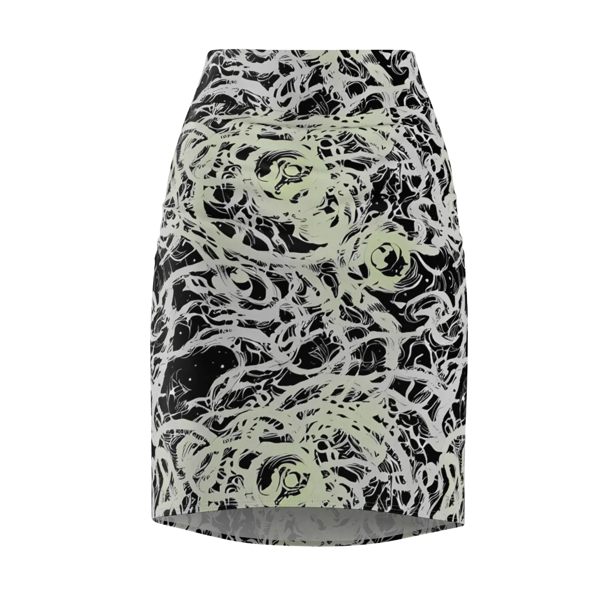 Fossil Current on Pencil Skirt — Front