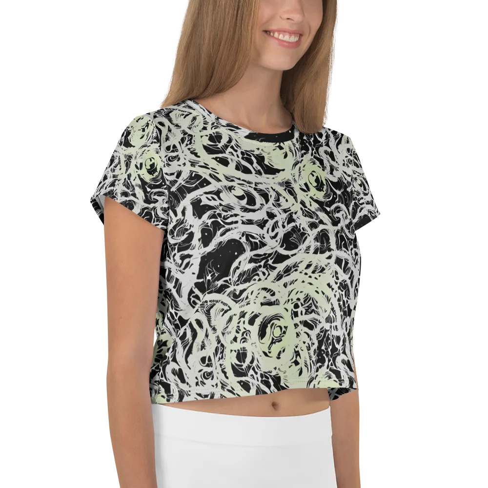 Fossil Current on Crop Tee — Right