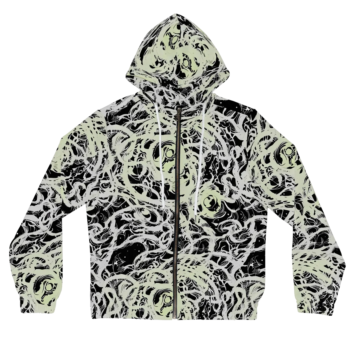 Fossil Current on Women's Full-Zip Hoodie — Front