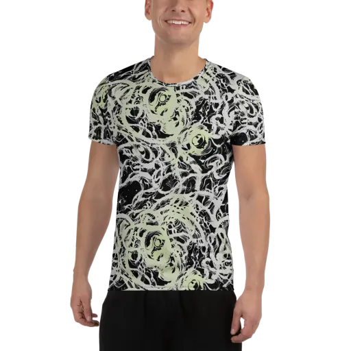 Fossil Current on a Men's Athletic T-Shirt