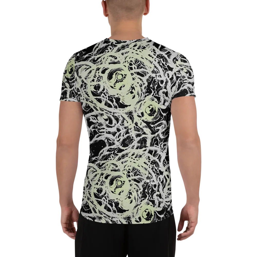 Fossil Current on Men's Athletic T-Shirt — Back
