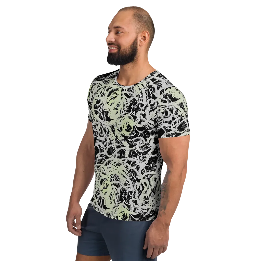 Fossil Current on Men's Athletic T-Shirt — Left