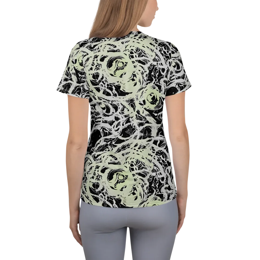 Fossil Current on Women's Athletic T-Shirt — Back
