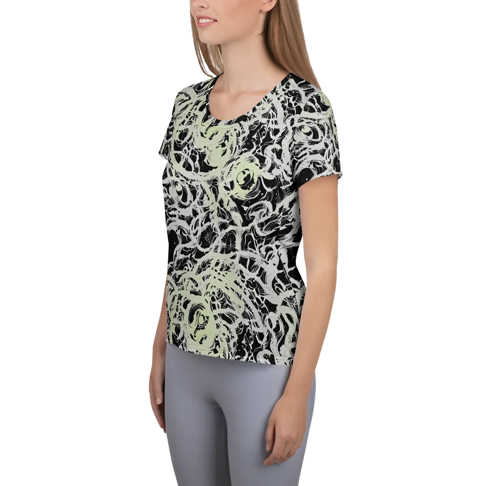 Fossil Current on Women's Athletic T-Shirt — Left