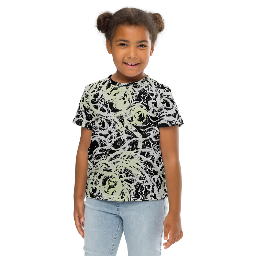 Fossil Current on Kids Crew Neck T-Shirt — Front
