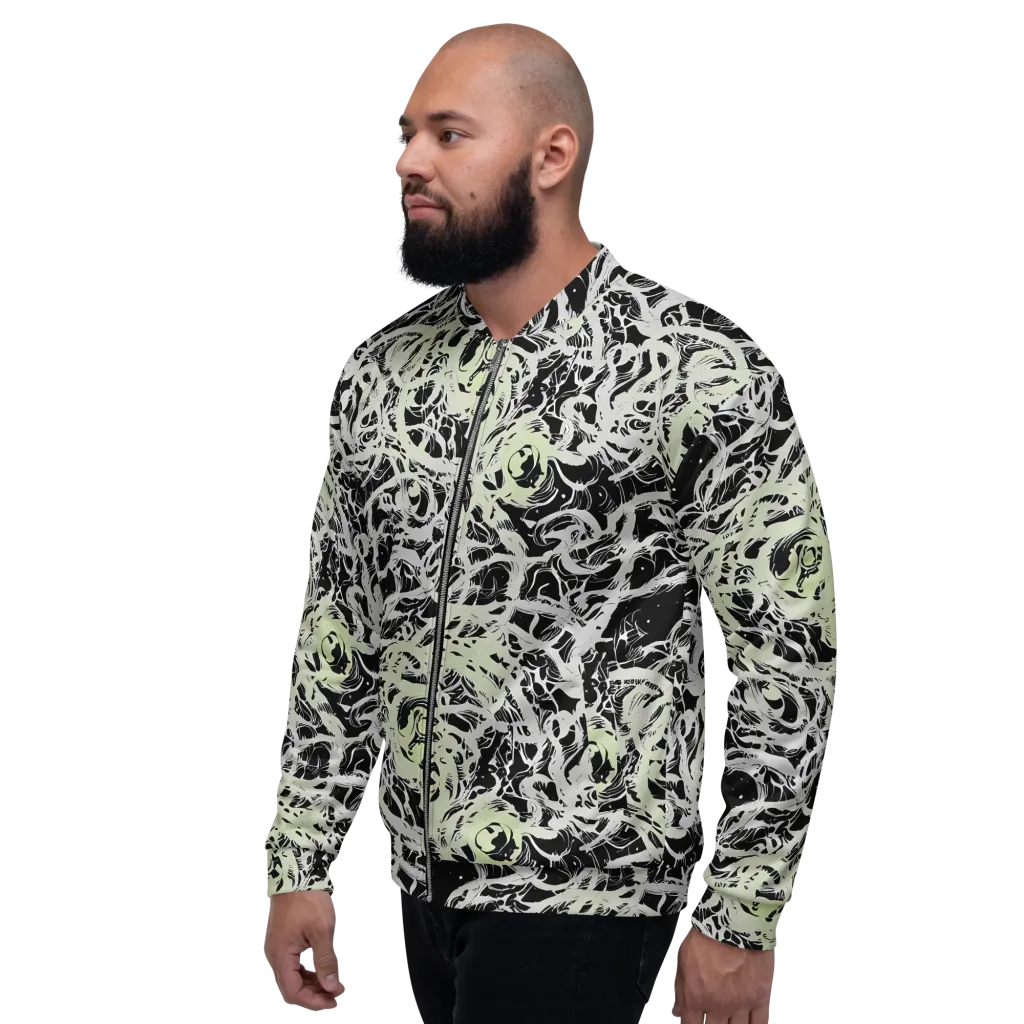 Fossil Current on Bomber Jacket — Left