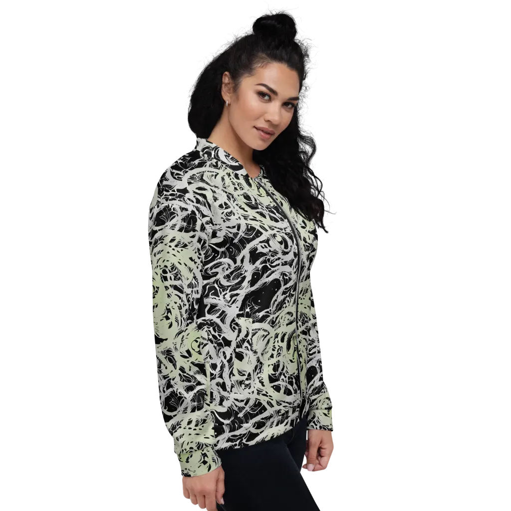 Fossil Current on Bomber Jacket — Right