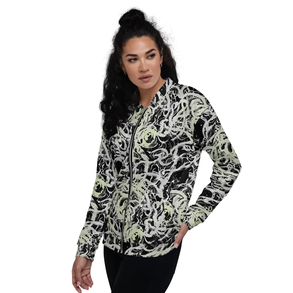 Fossil Current on Bomber Jacket — Left