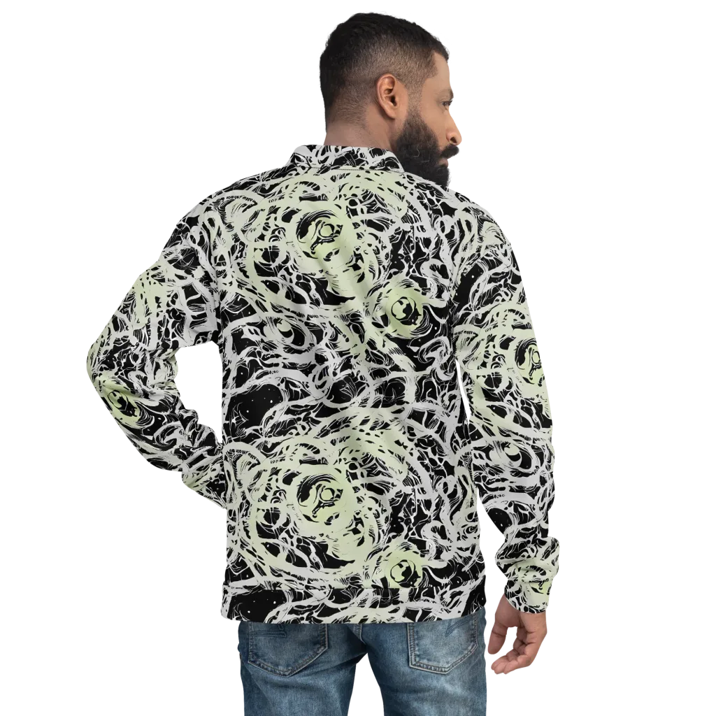 Fossil Current on Bomber Jacket — Back