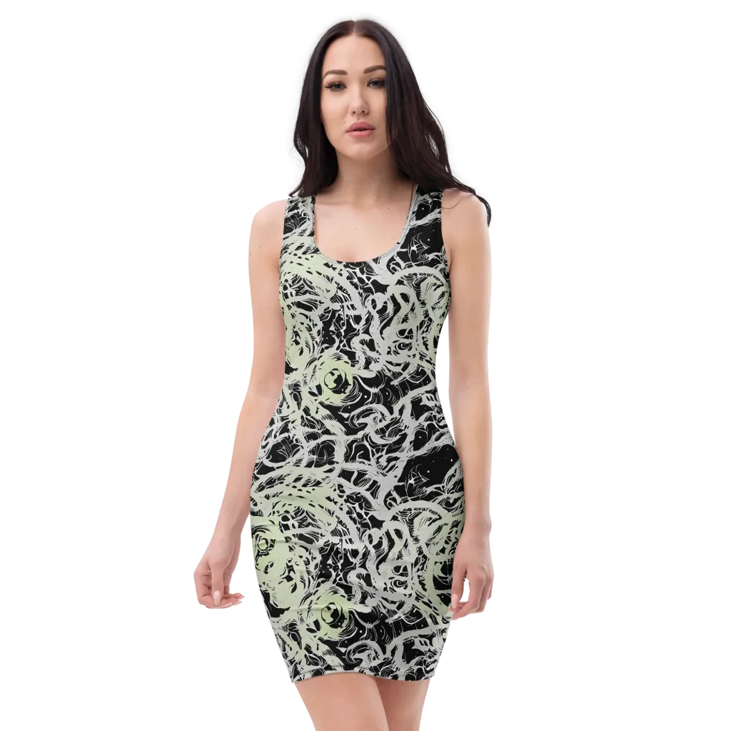 Fossil Current on Bodycon Dress — Front