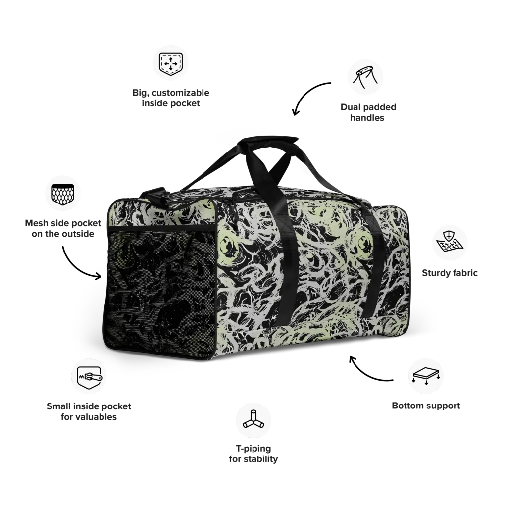 Fossil Current on Duffle Bag — Right Front