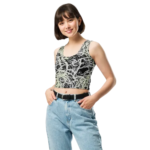 Fossil Current on a Crop Top