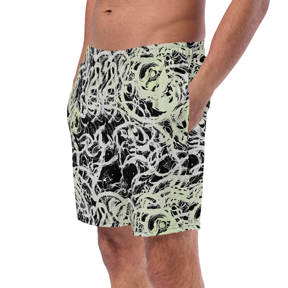 Fossil Current on Swim Trunks — Left Front