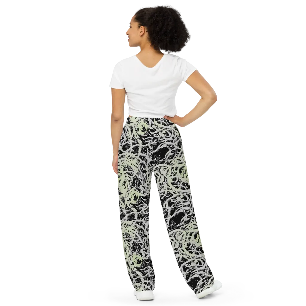 Fossil Current on Wide-Leg Pants — Back