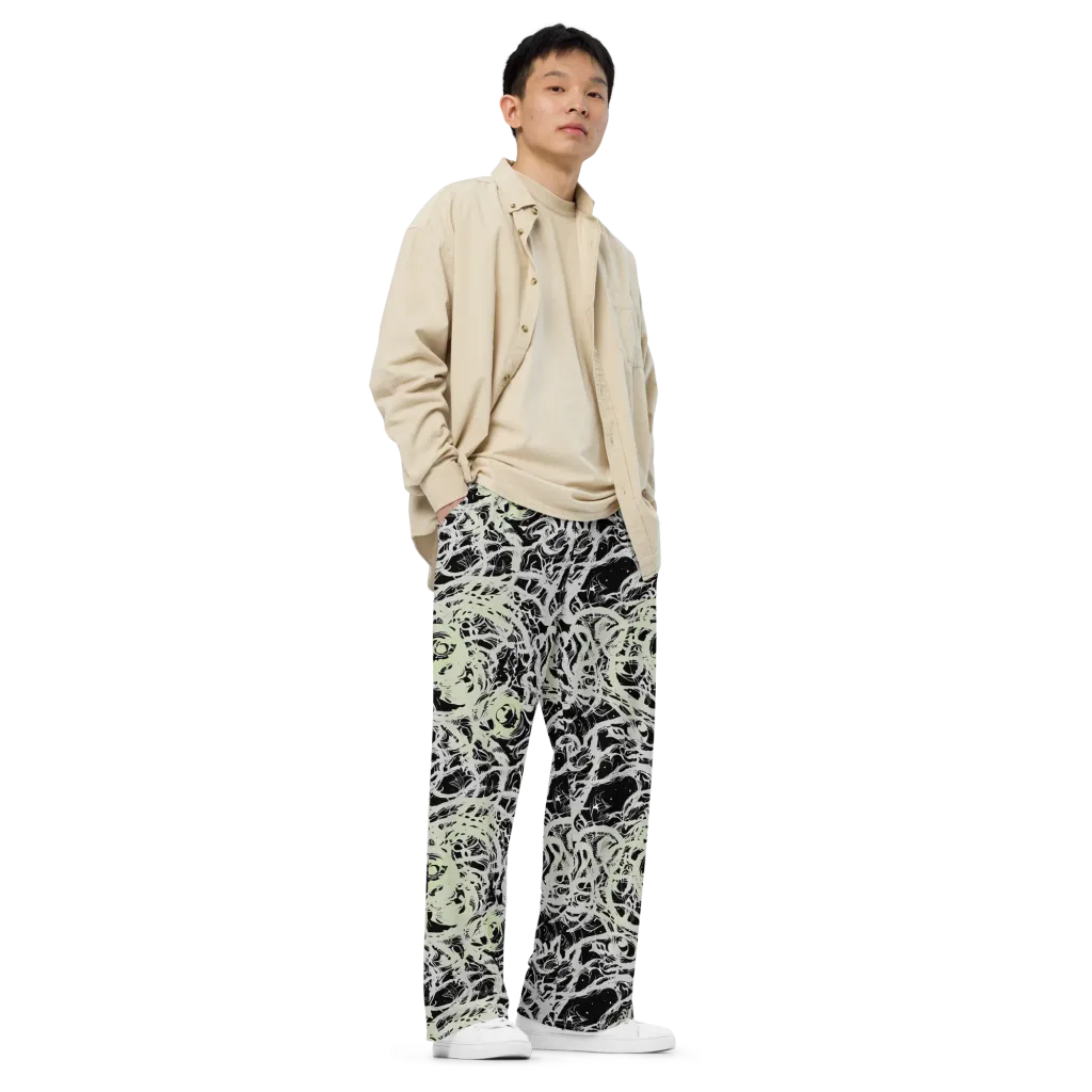 Fossil Current on Wide-Leg Pants — Right Front