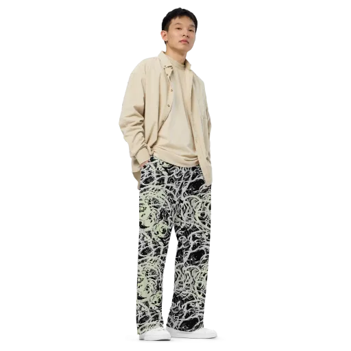 Fossil Current on a Wide-Leg Pants
