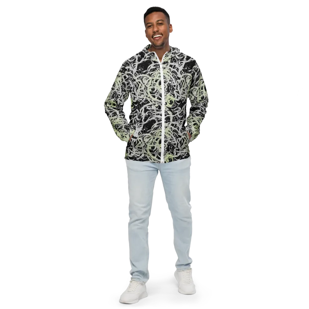 Fossil Current on Men's Windbreaker — Front