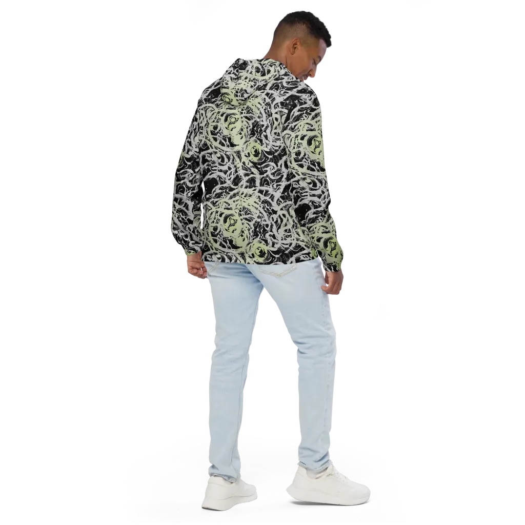 Fossil Current on Men's Windbreaker — Back