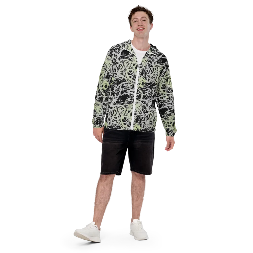 Fossil Current on Men's Windbreaker — Front