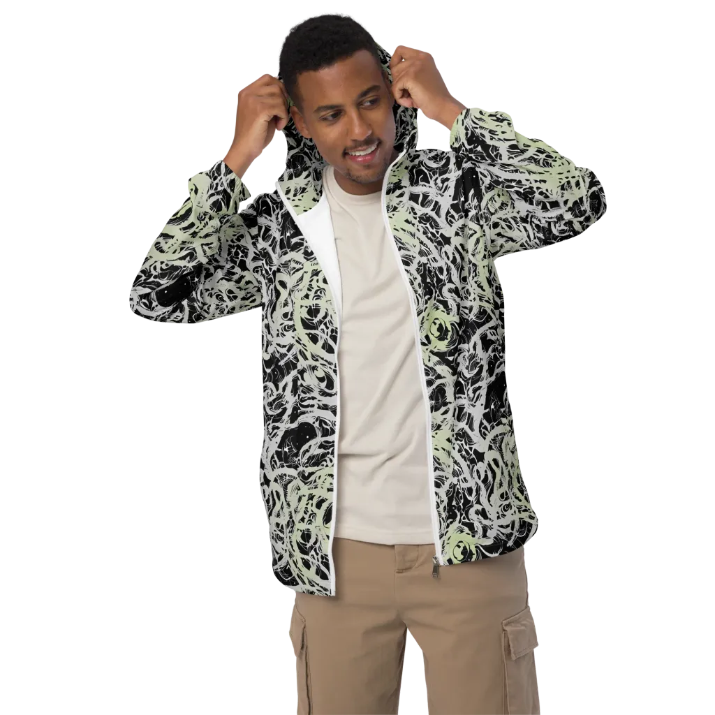 Fossil Current on Men's Windbreaker — Front