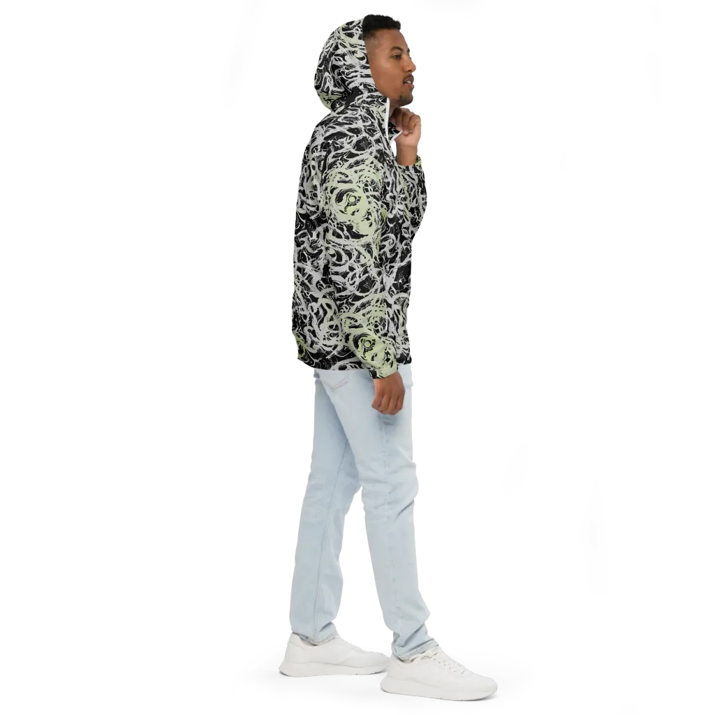 Fossil Current on Men's Windbreaker — Right