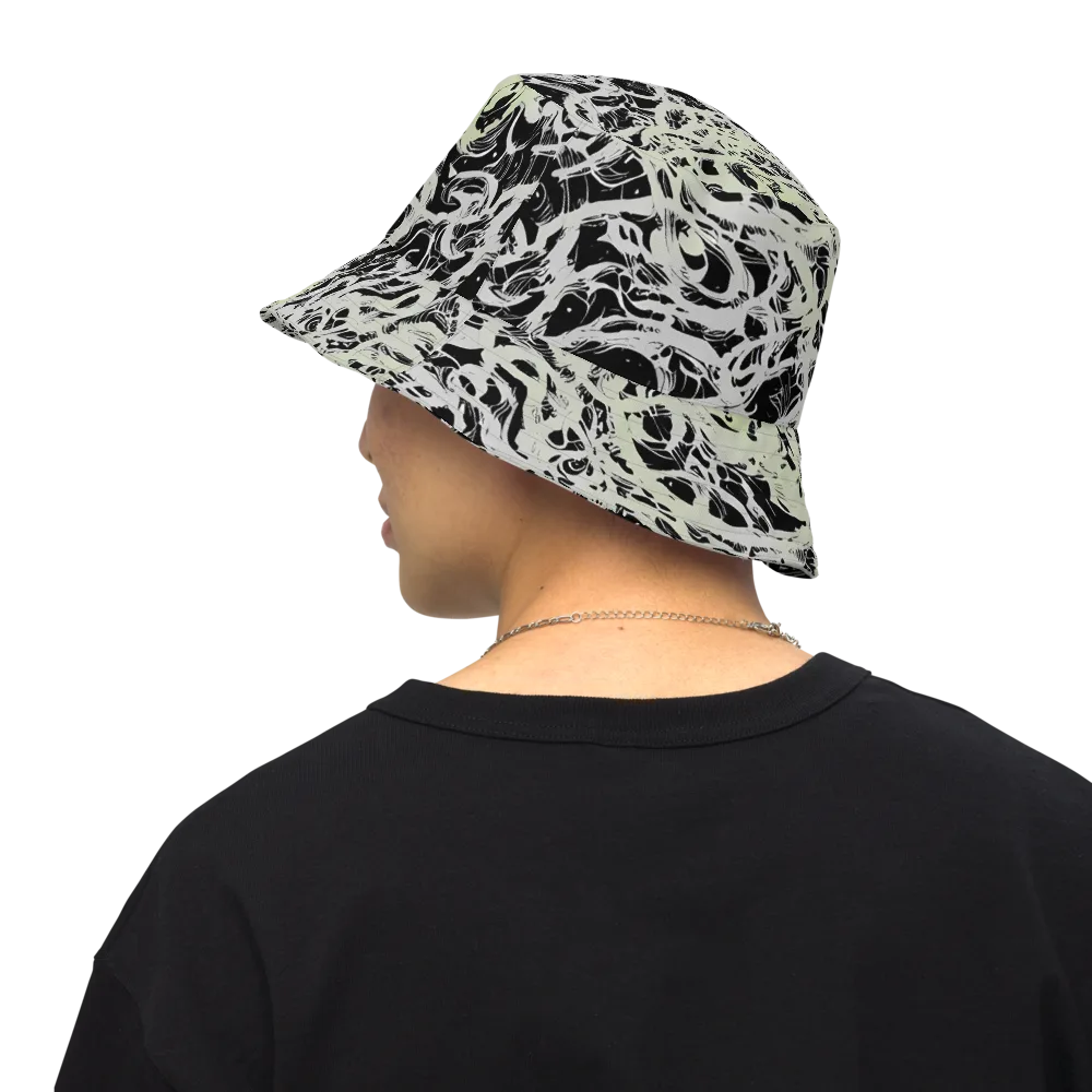 Fossil Current on Reversible Bucket Hat — Back Inside