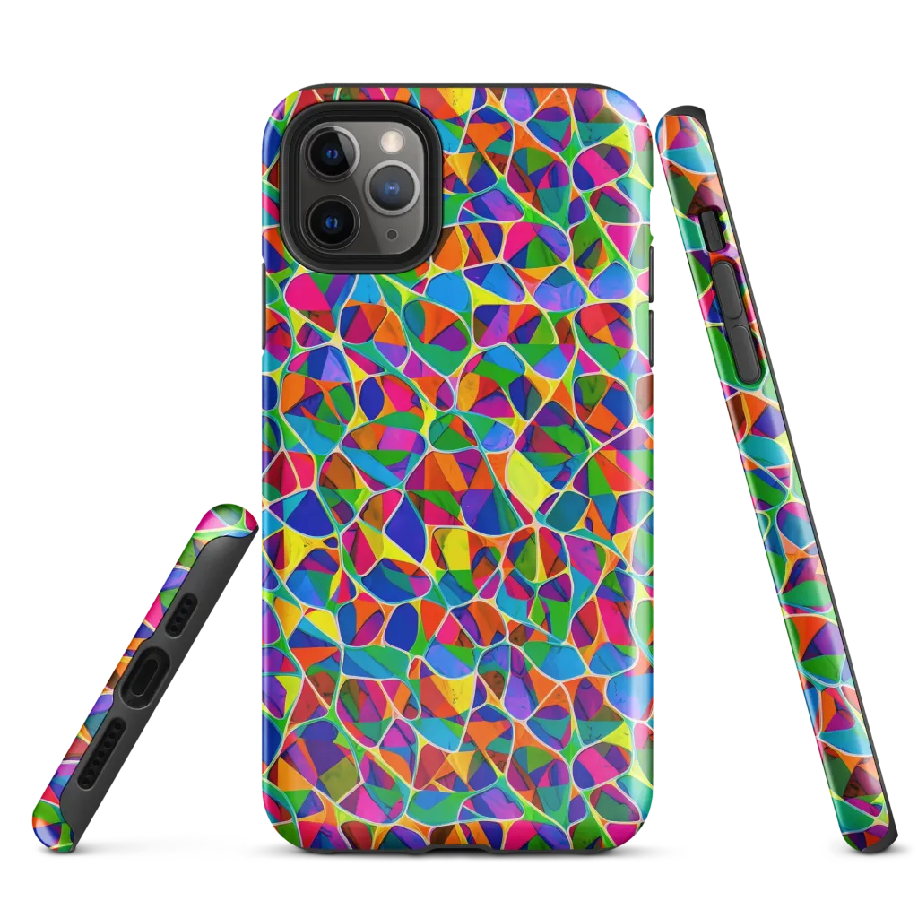 Chromatic Labyrinth on Tough Case for iPhone® — Front