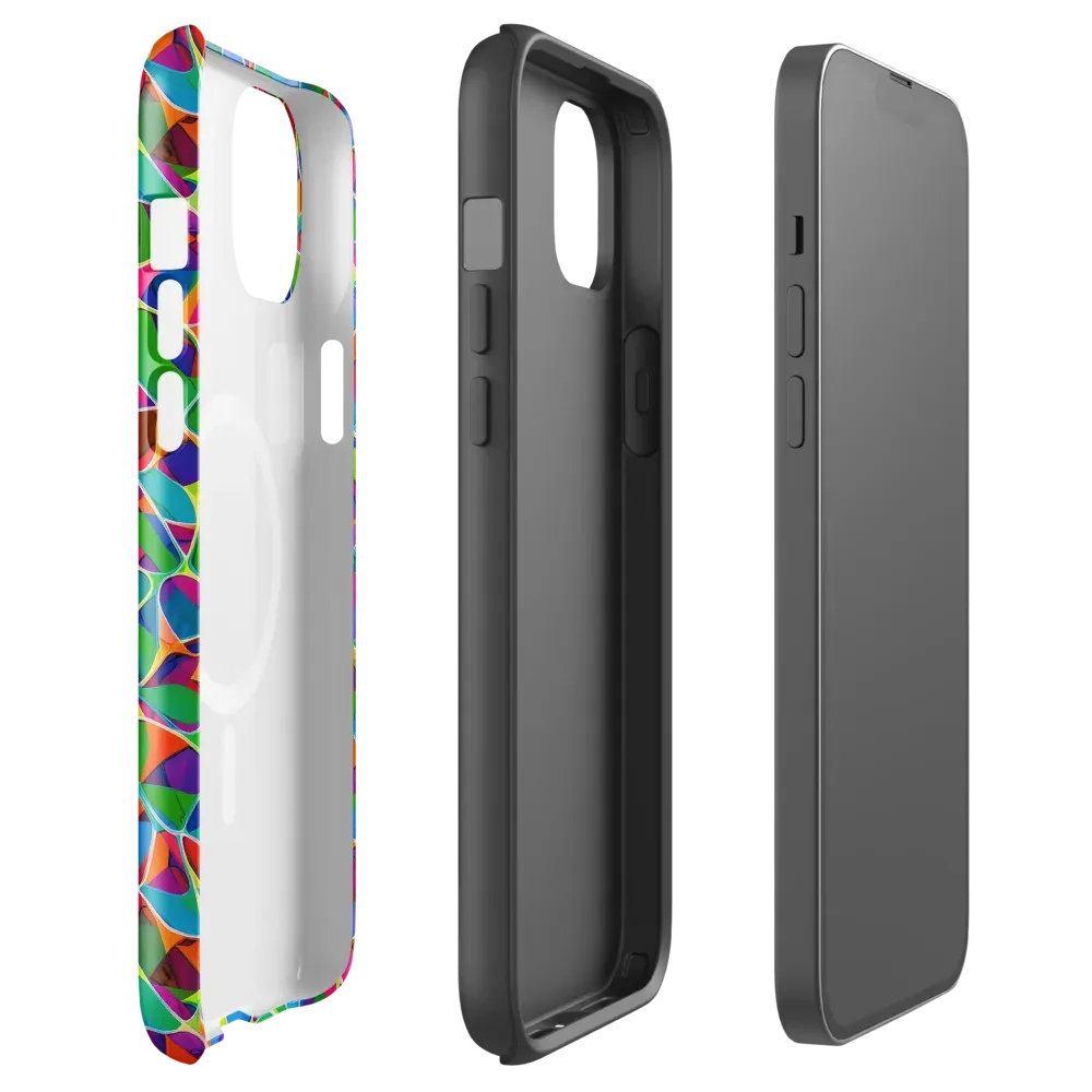 Chromatic Labyrinth on MagSafe Tough Case for iPhone® — Front