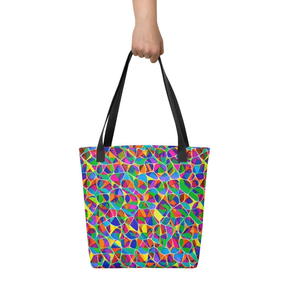 Chromatic Labyrinth on Tote Bag — Front