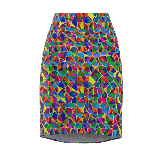 Chromatic Labyrinth on a Pencil Skirt