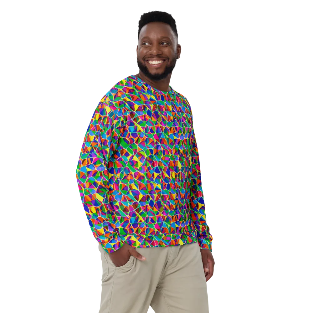 Chromatic Labyrinth on Sweatshirt — Front