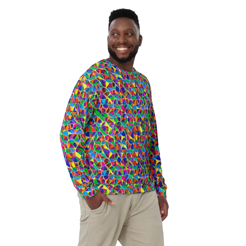 Chromatic Labyrinth on Sweatshirt — Front